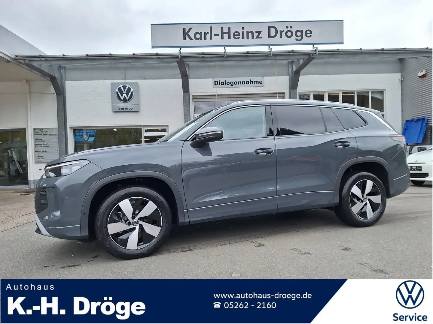 Volkswagen Tayron Life 1.5 eTSI eHeck AHK Kamera 7 Sitzer LED-Plus Grau - 1