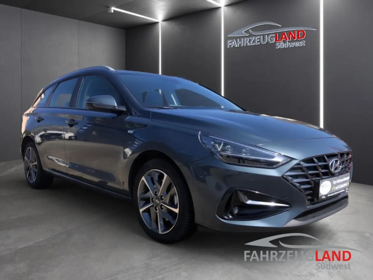 Hyundai i30 cw Trend 1.5 T-GDI DCT Navi LED PDC vo+hi Sitzhzg. Blau - 2
