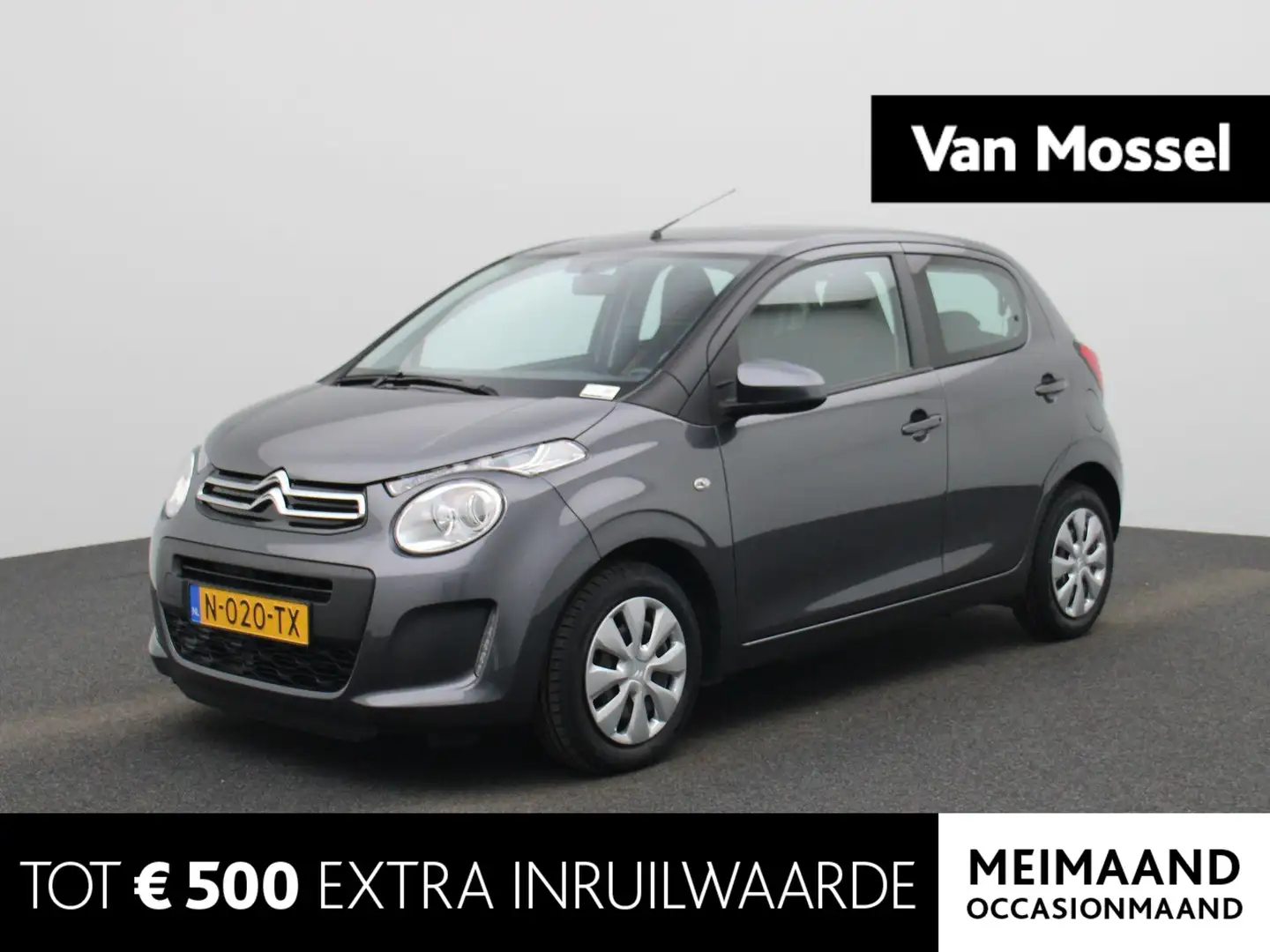 Citroen C1 1.0 VTi Feel | Airco | Cruise Control | Elektrisch Šedá - 1