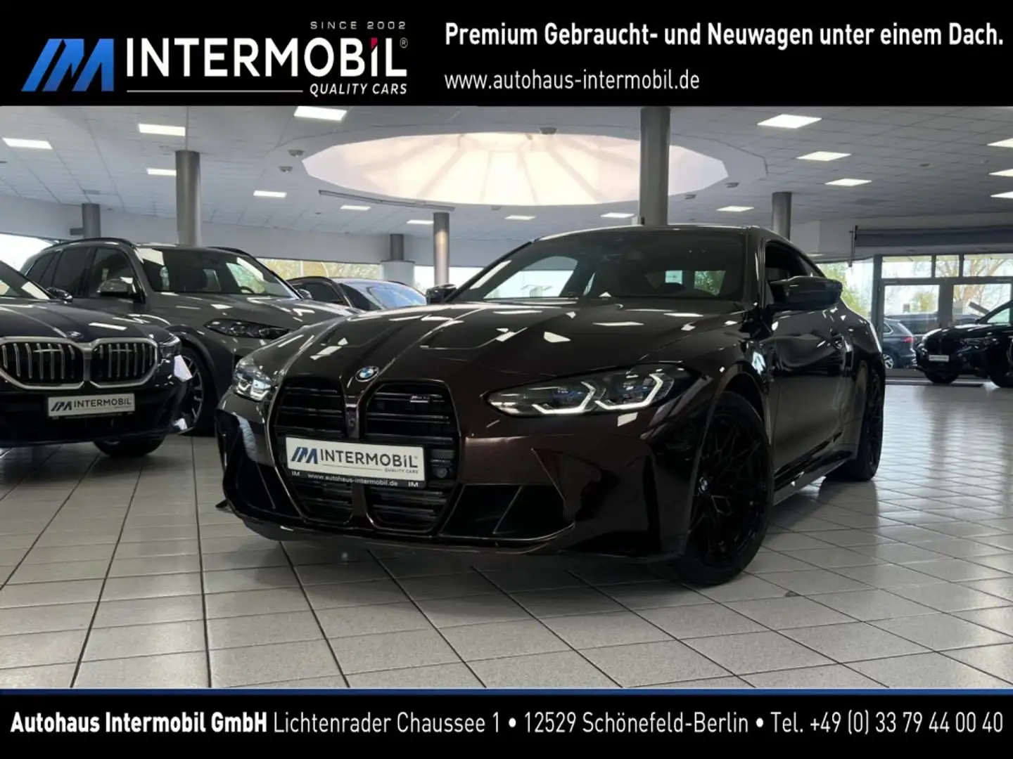 BMW M4 Competition Individual*LASER*H-K*KEYL*360° Коричневый - 1