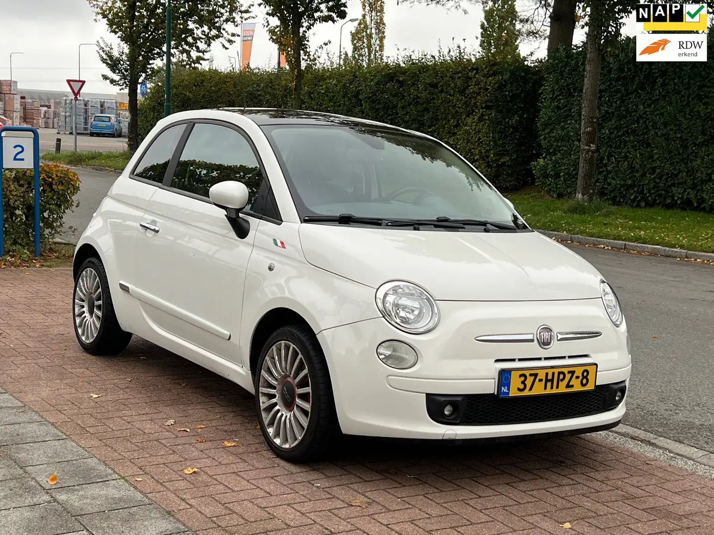 Fiat 500 1.4 Sport *AIRCO/ PDC/ SCHUIFDAK Bianco - 1