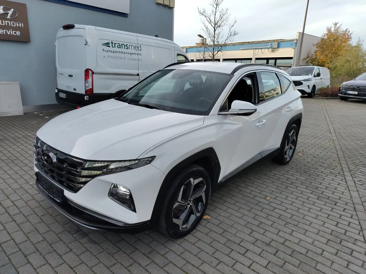 Hyundai TUCSON 1.6 T-GDI AHK, Navi, Sitzheizung Blanco - 2