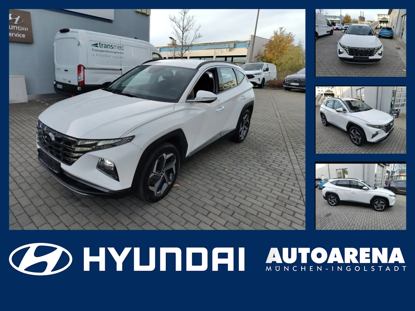 Hyundai TUCSON 1.6 T-GDI AHK, Navi, Sitzheizung Blanco - 1
