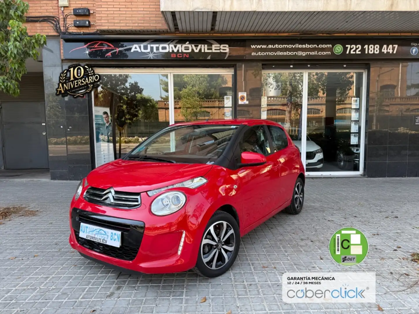 Citroen C1 1.0 VTi Feel 72 Rojo - 1