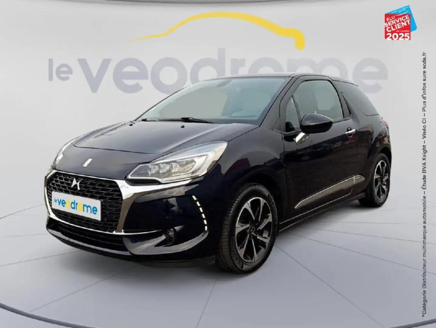 DS Automobiles DS 3 PureTech 110ch So Chic S/S GPS Radar AR Noir - 1