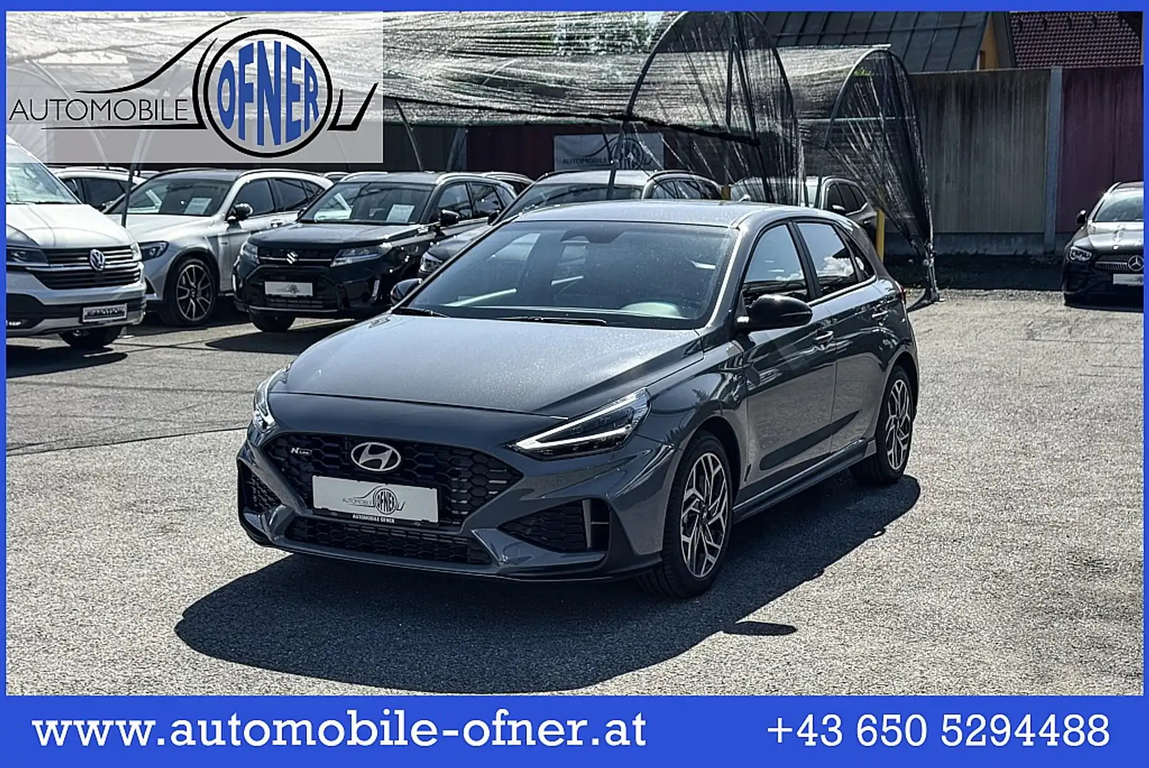 Hyundai i30 T-GDI N-Line DCT Aut. LED PDC Kamera Navi Sitz&... Grijs - 1