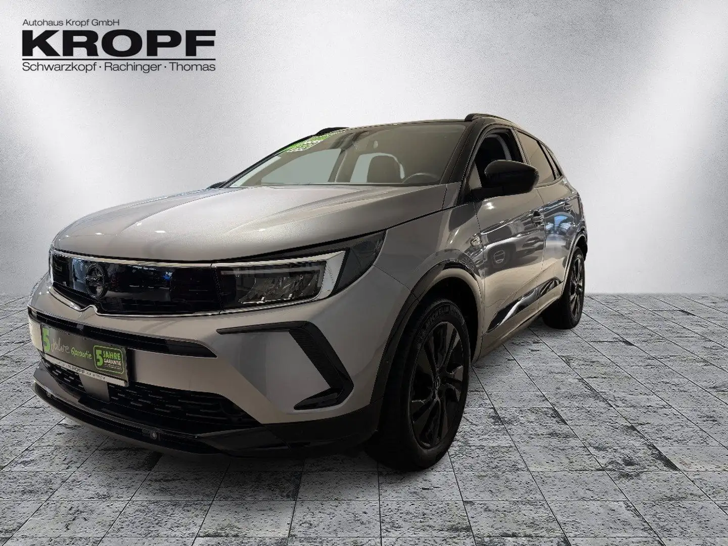 Opel Grandland 1.2 Turbo GS Line Alcantara+LED+Navi Gris - 2