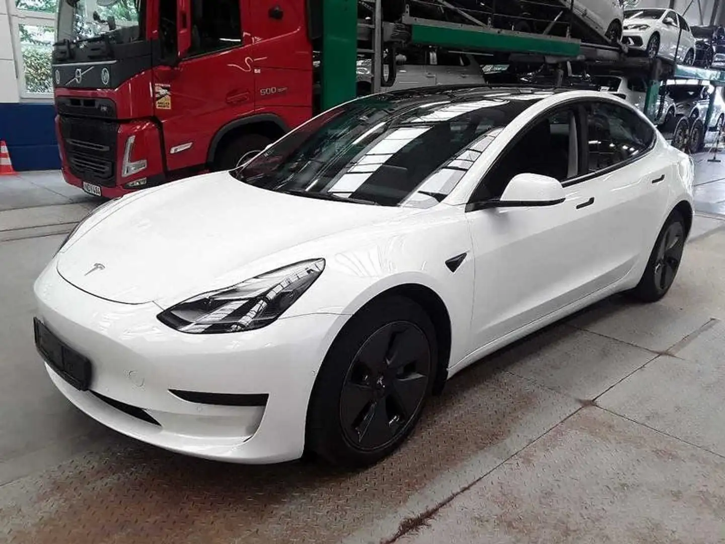 Tesla Model 3 RWD Kamera/360°/ACC/AUT/KeyLess/LED/Navi Weiß - 1