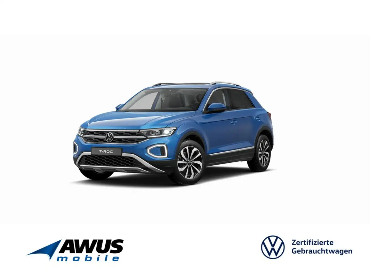 Volkswagen T-Roc 1.5TSI DSG Style AHK Blau - 1