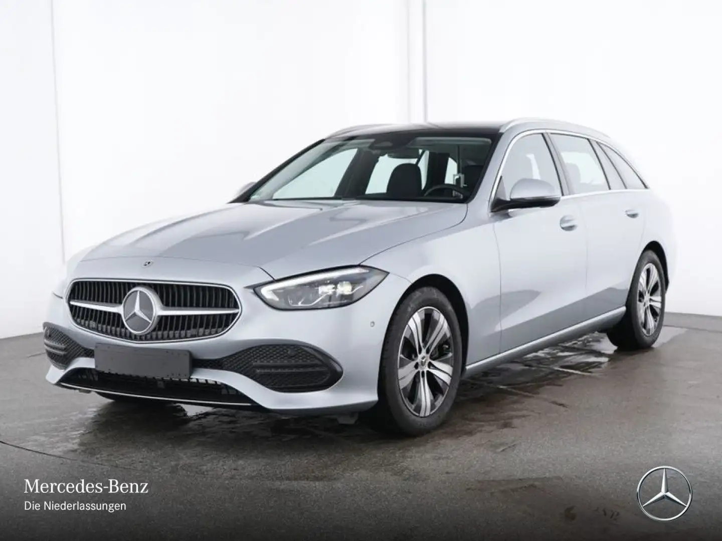 Mercedes-Benz C 200 T AVANTG+PANO+AHK+LED+KAMERA+KEYLESS+9G Argent - 2