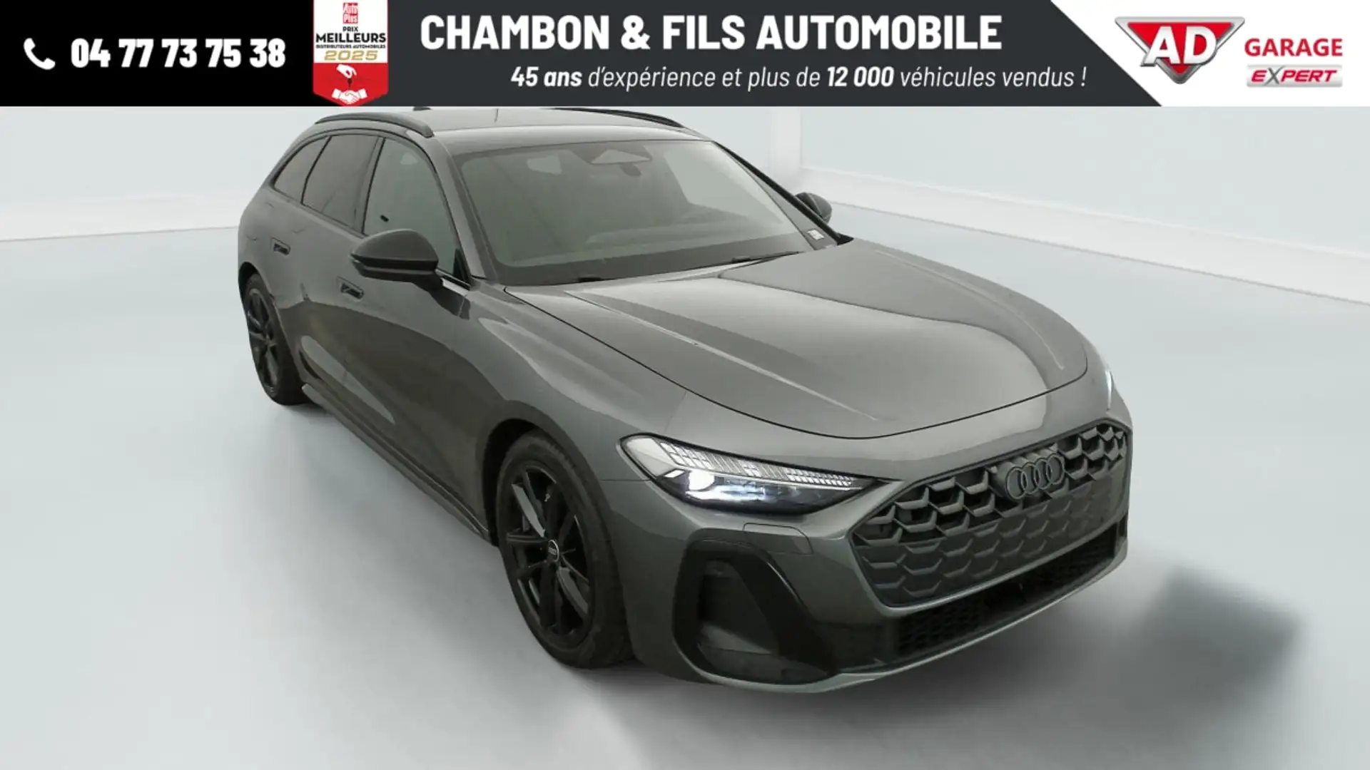 Audi A5 AVANT TDI Hybride 204 ch S tronic 7 S line Gris - 1