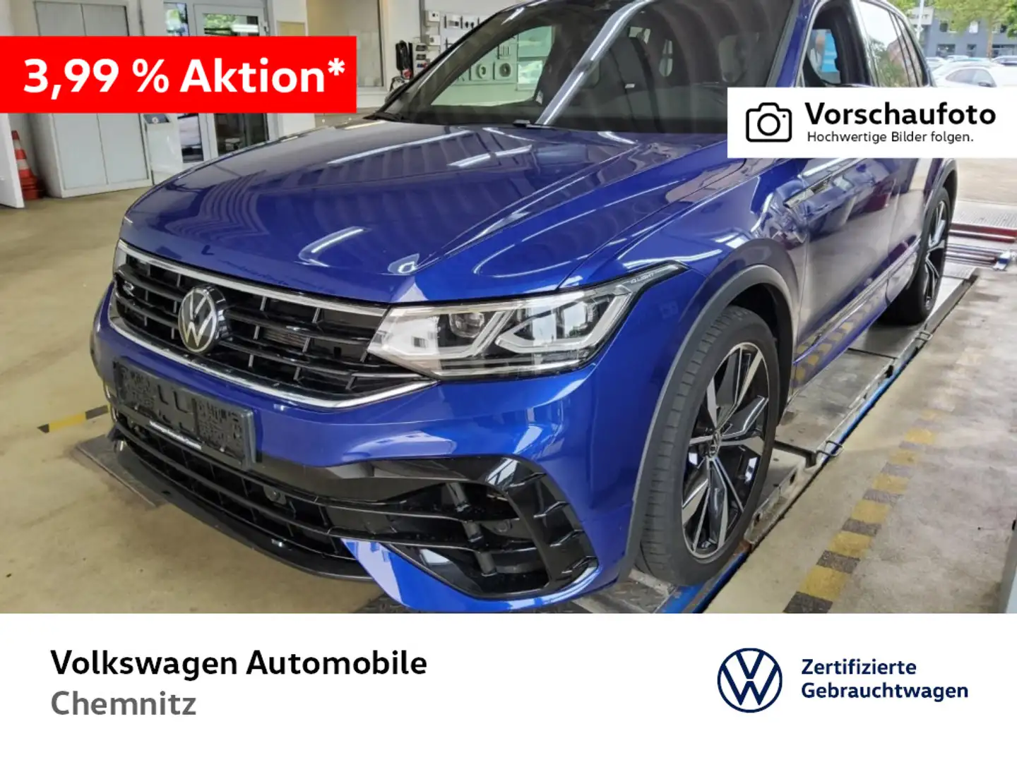 Volkswagen Tiguan 2.0 TSI R 4Motion LED-Matrix ACC CarPlay Blau - 1