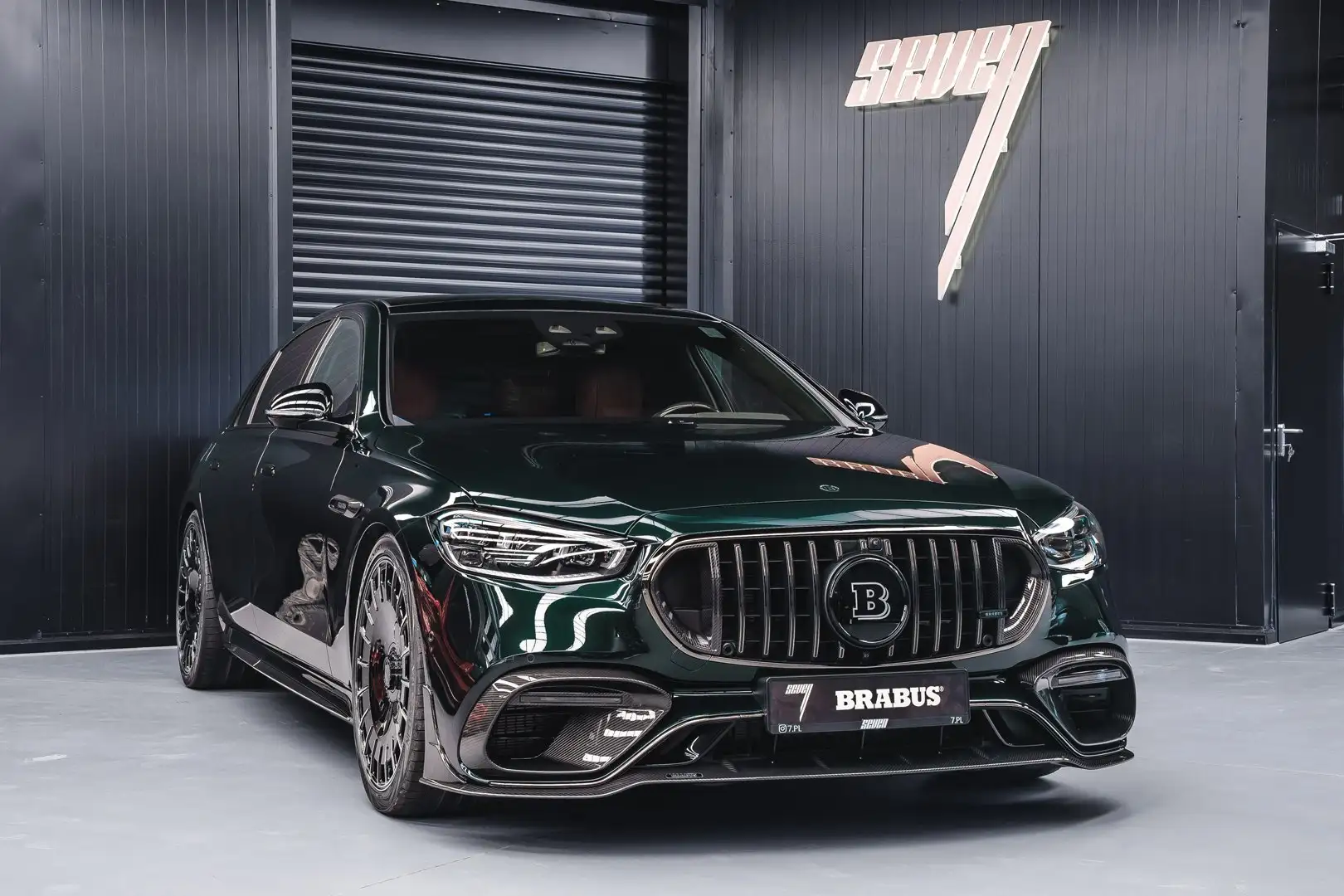 Mercedes-Benz S 63 AMG BRABUS B930 + Ceramic Brakes + Bur 4D + Carbon Int Zelená - 1