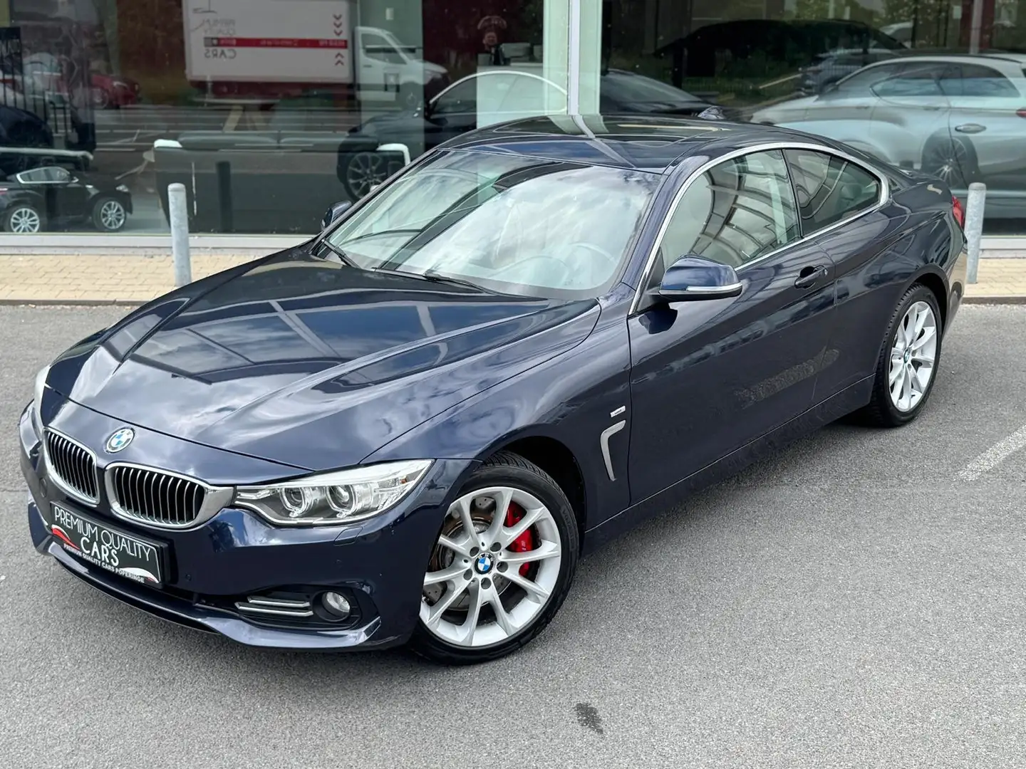 BMW 428 Coupé 428iXA / MEMORY SEATS / OPEN DAK / Blauw - 2