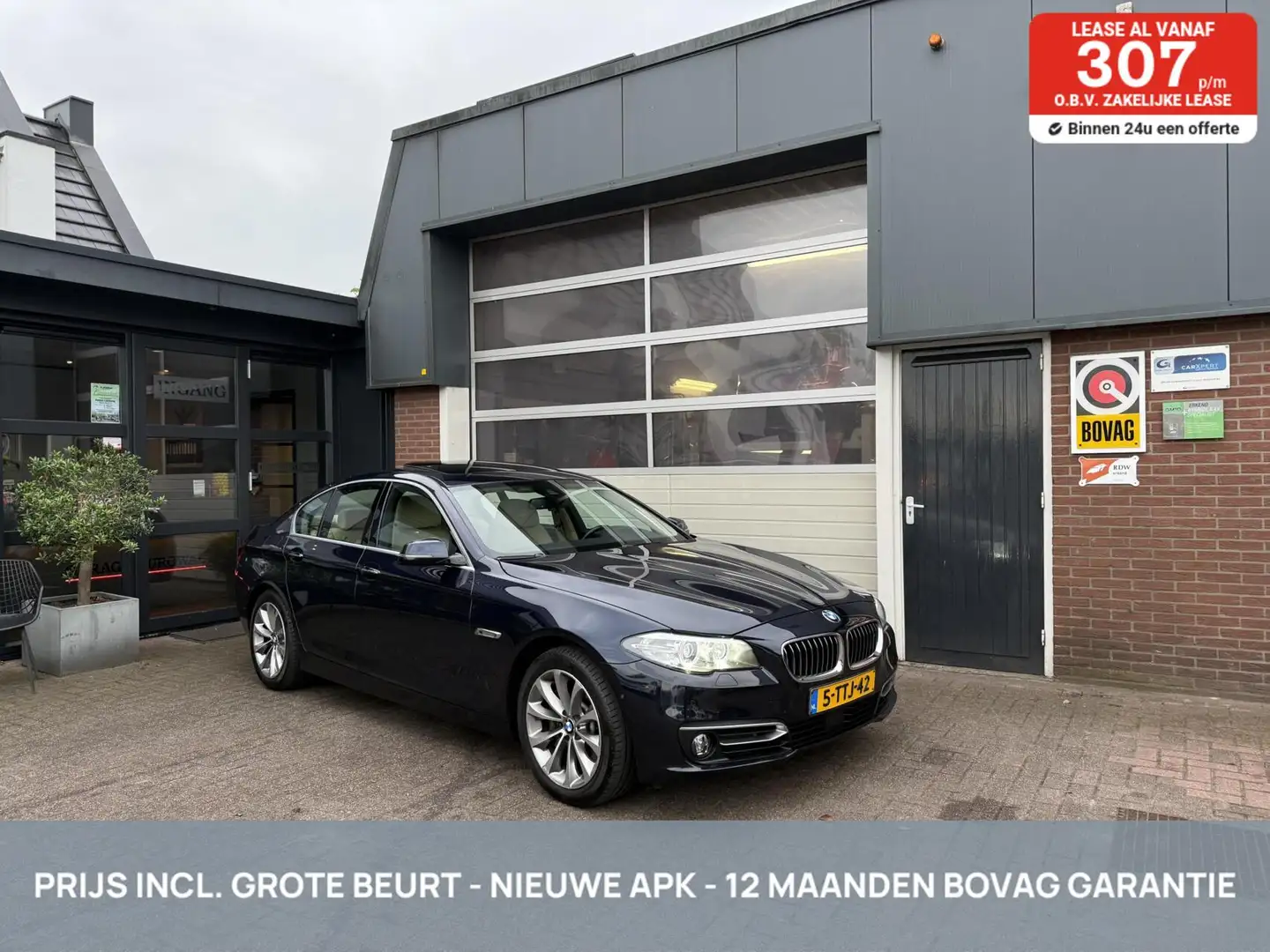 BMW 528 5-serie 528i Luxury Edition ADAPT.CRUISE/HEAD-UP * Blauw - 1