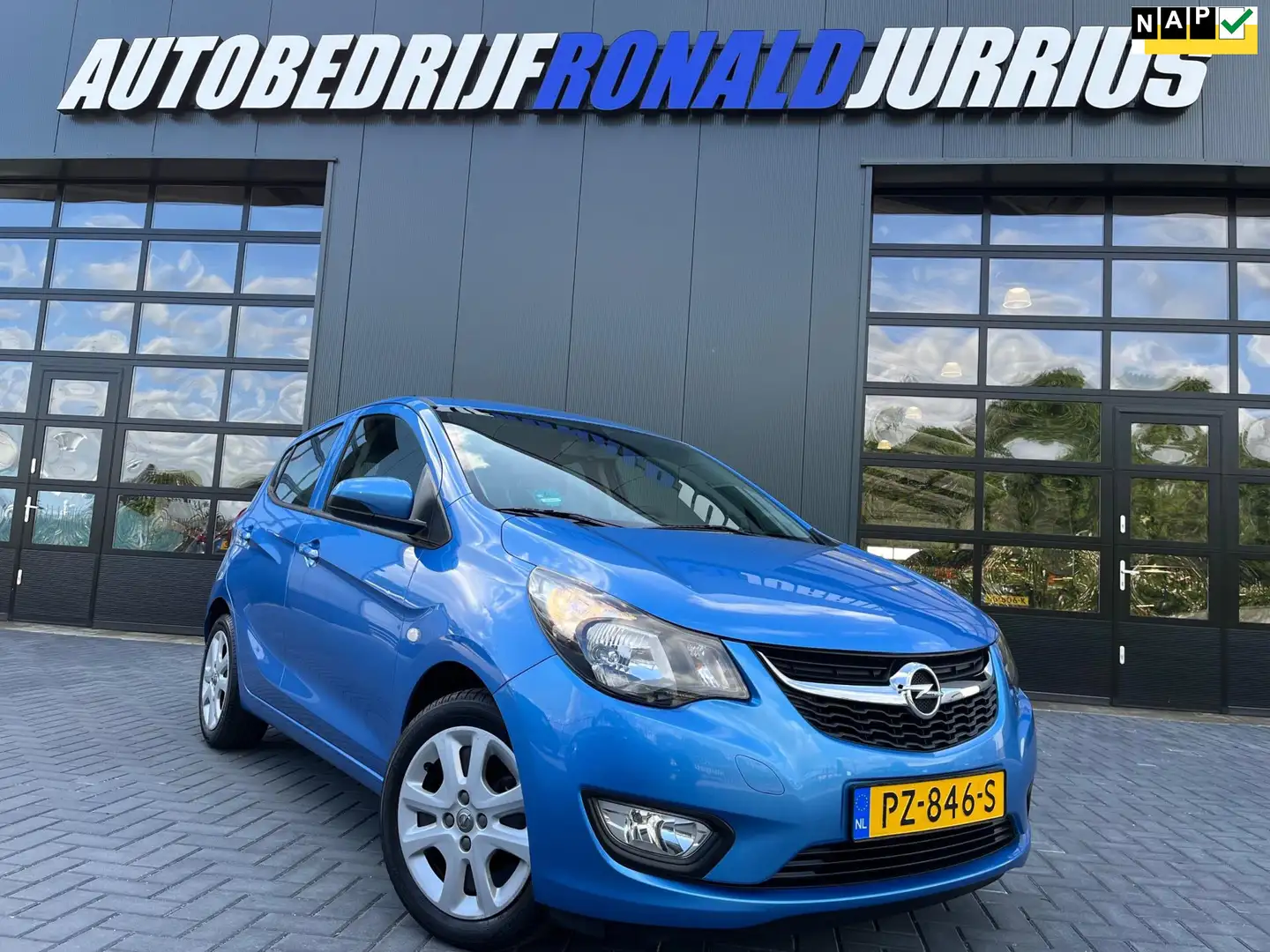 Opel Karl 1.0 ecoFLEX Edition NL.Auto/Airco/Cruise/Elc.Pakke Blauw - 1