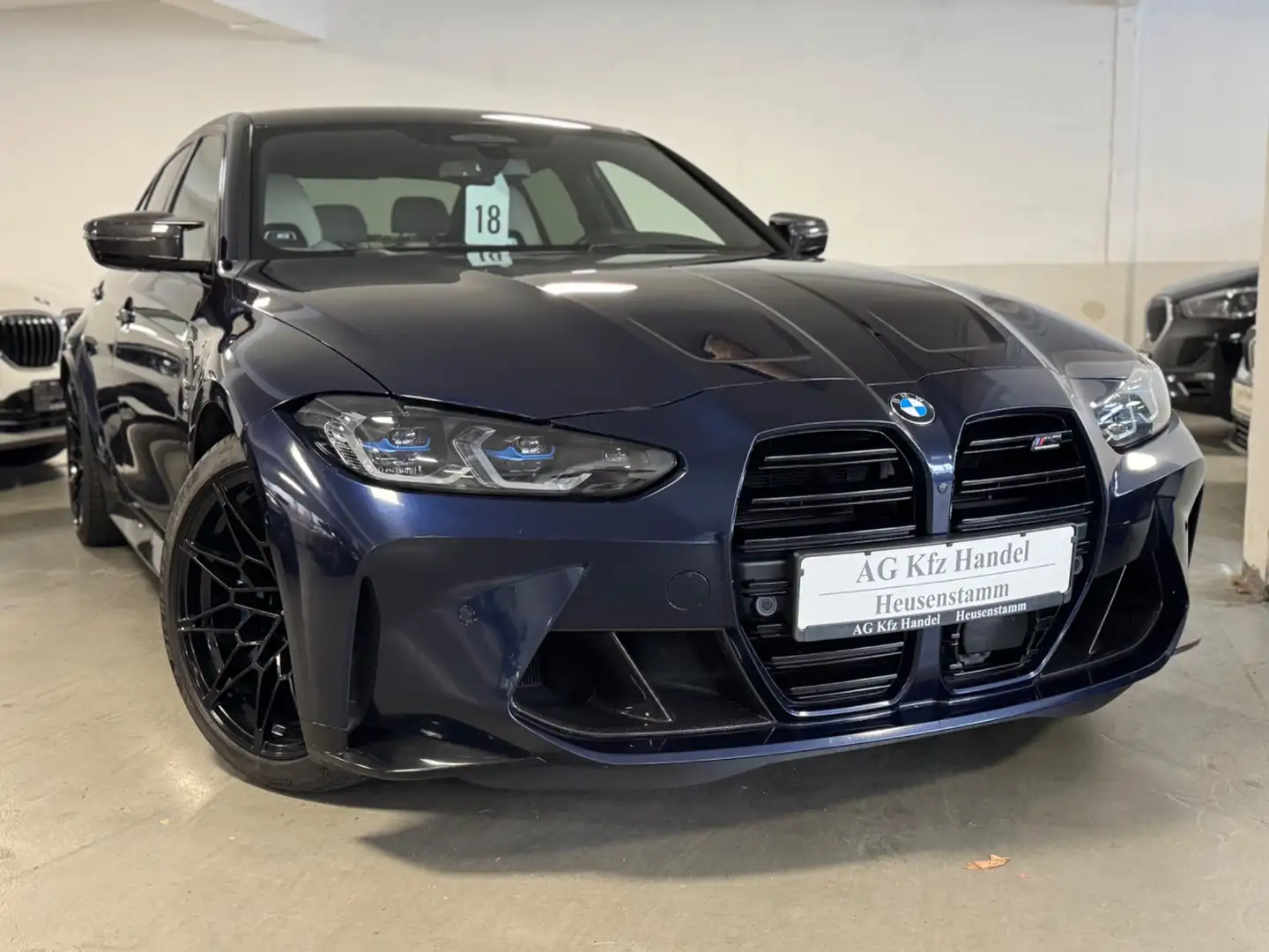 BMW M3 Competition/LASER/HUD/360CAM/CARBON/HK Blau - 2