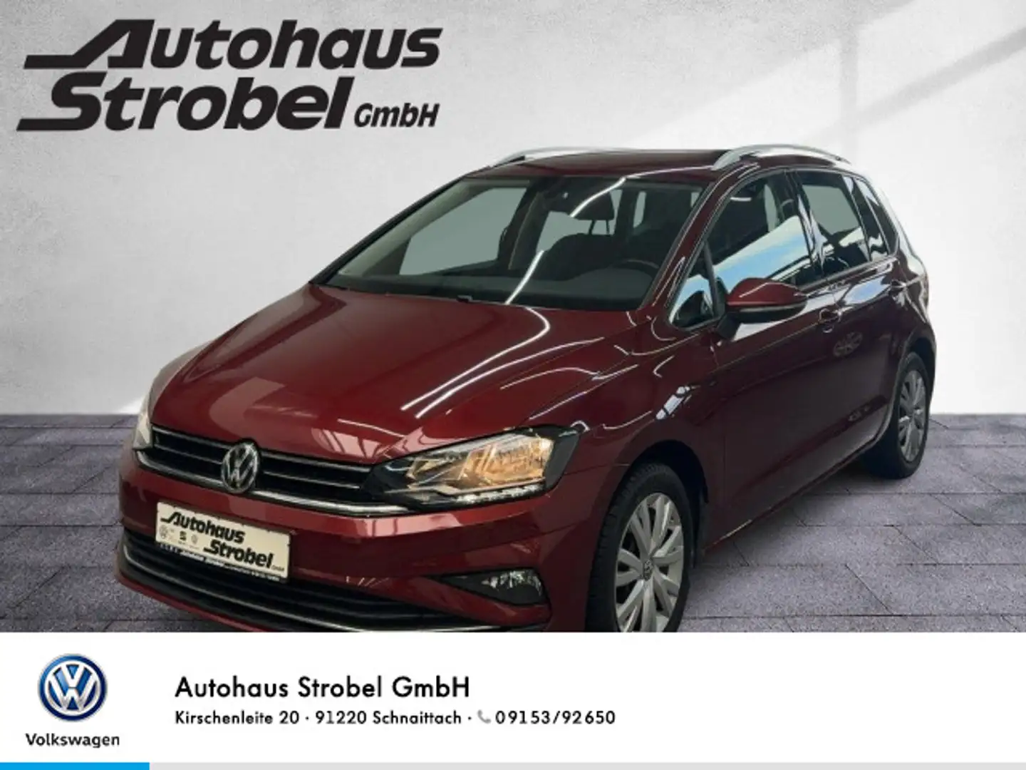 Volkswagen Golf Sportsvan 1.0 TSI "JOIN" ACC Navi Climatron Czerwony - 1