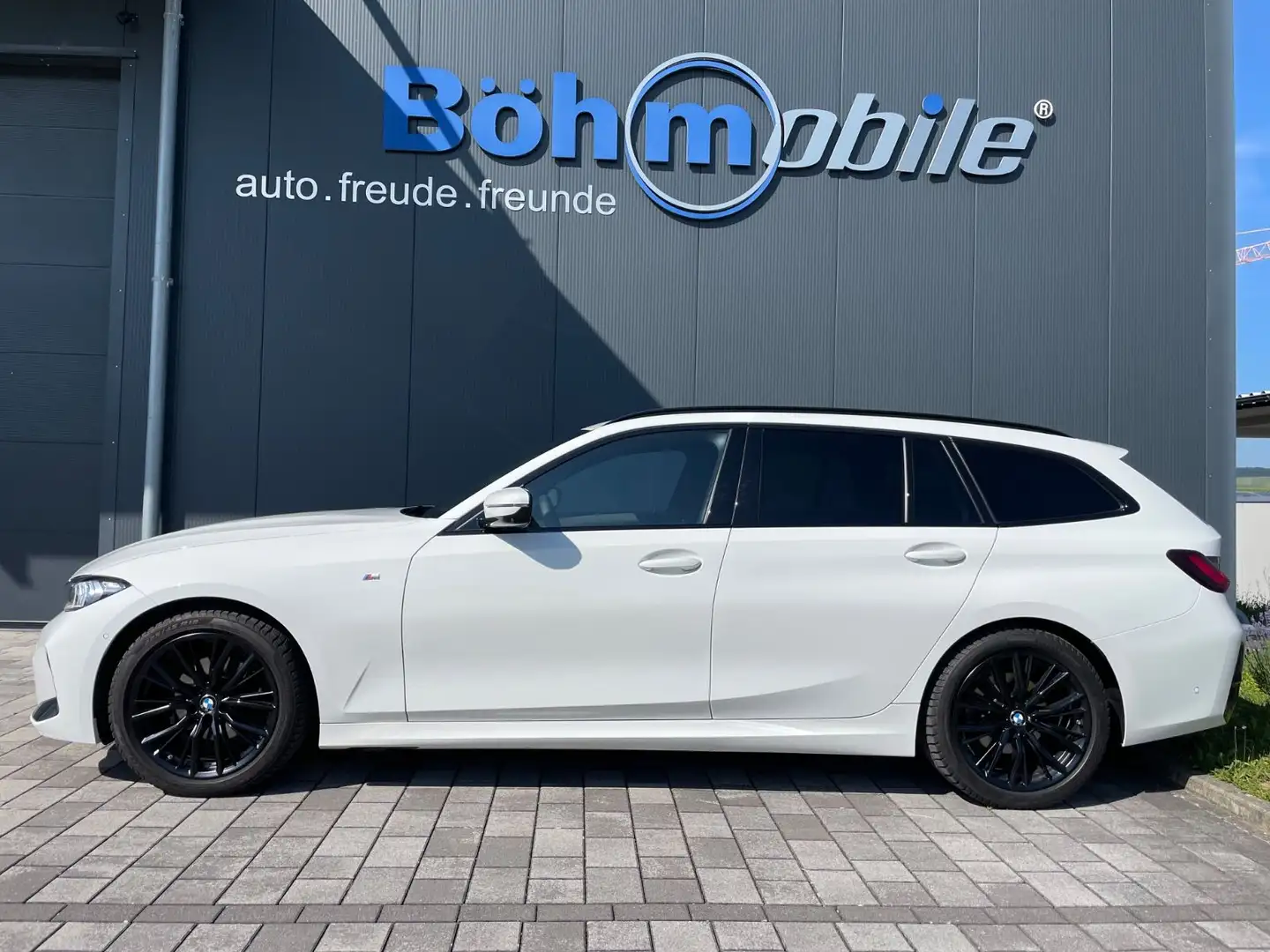 BMW 320 xd Touring/M-Sport/AHK/Pano/HUD/360°/18 Zoll Blanc - 1