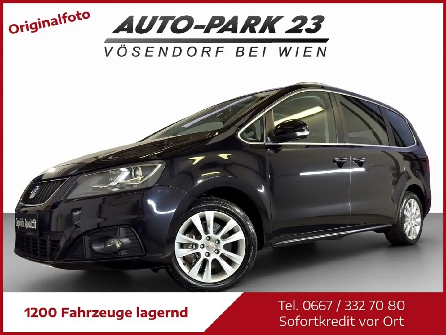 SEAT Alhambra Alhambra Style 2,0TDI*DSG**NAVI*E-TÜREN*MOD2012 Schwarz - 1