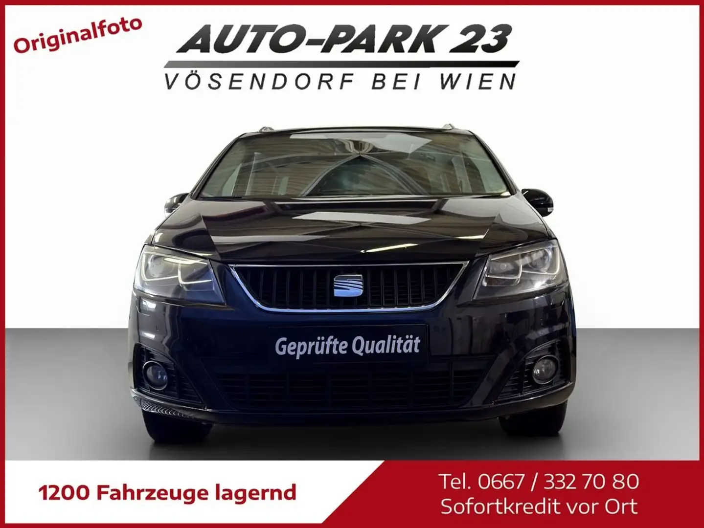 SEAT Alhambra Alhambra Style 2,0TDI*DSG**NAVI*E-TÜREN*MOD2012 Schwarz - 2