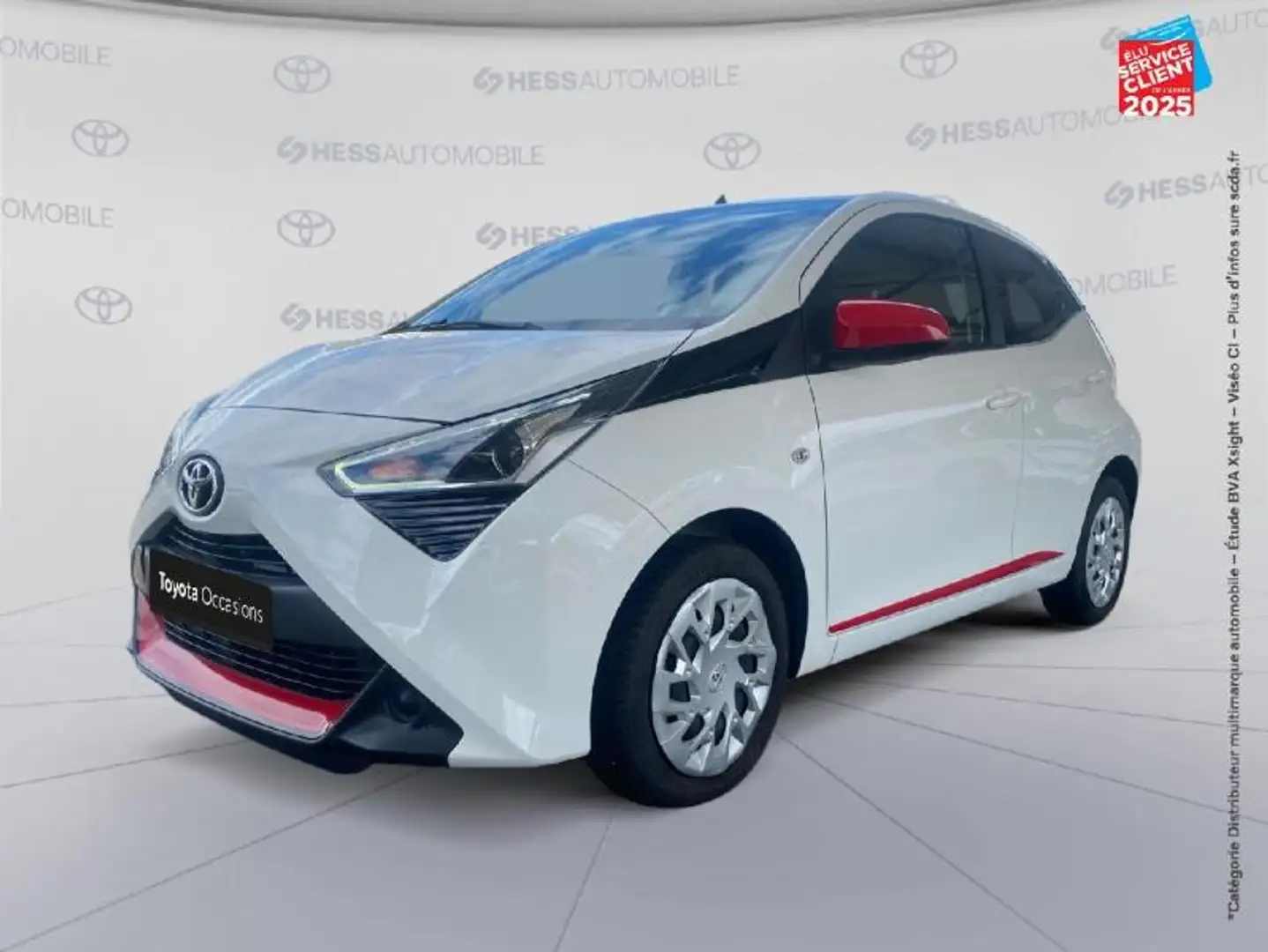 Toyota Aygo 1.0 VVT-i 72ch x-look x-shift 5p MY21 Camera Blanc - 1
