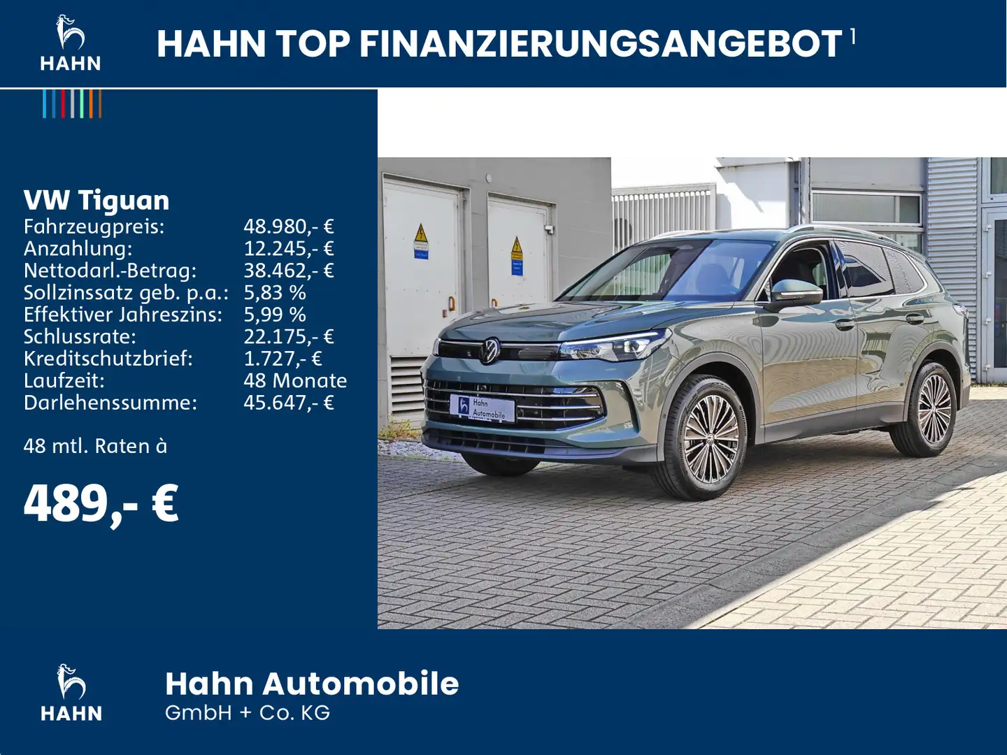 Volkswagen Tiguan Elegance 1,5 l eTSI OPF 110kW AHK Groen - 2
