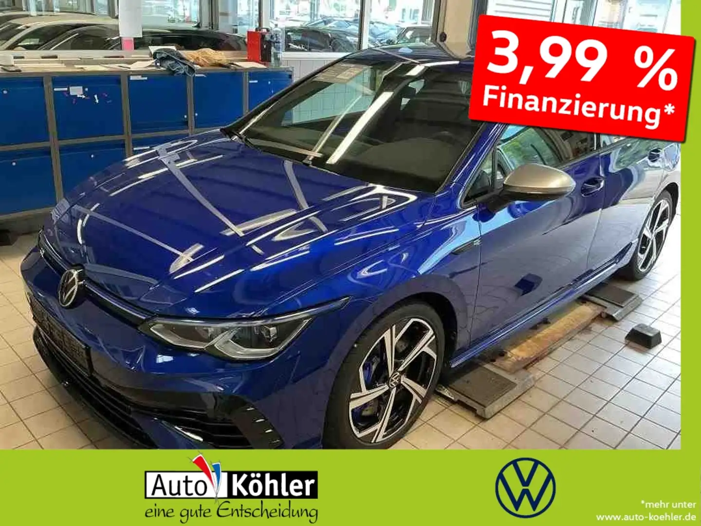 Volkswagen Golf R / R-Performance- Akrapovic CarPlay/Navi Blau - 1
