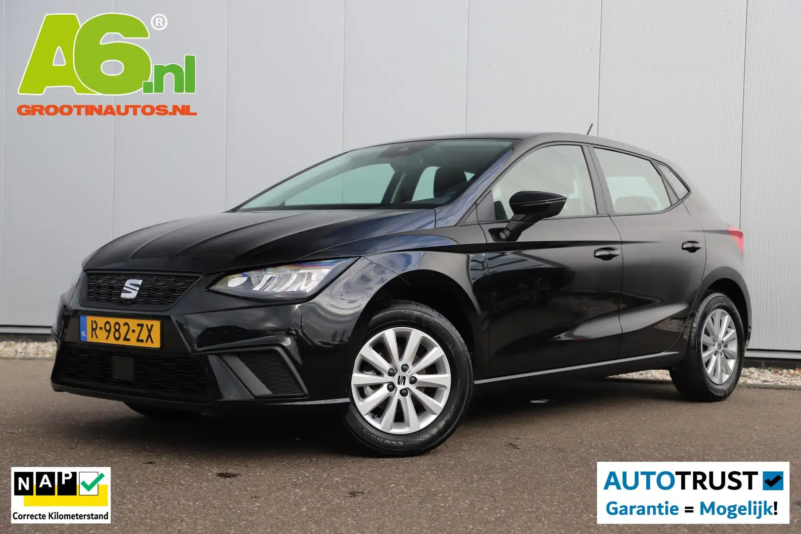 SEAT Ibiza 1.0 EcoTSI Style 95PK NAP Full LED Carplay Android Schwarz - 1