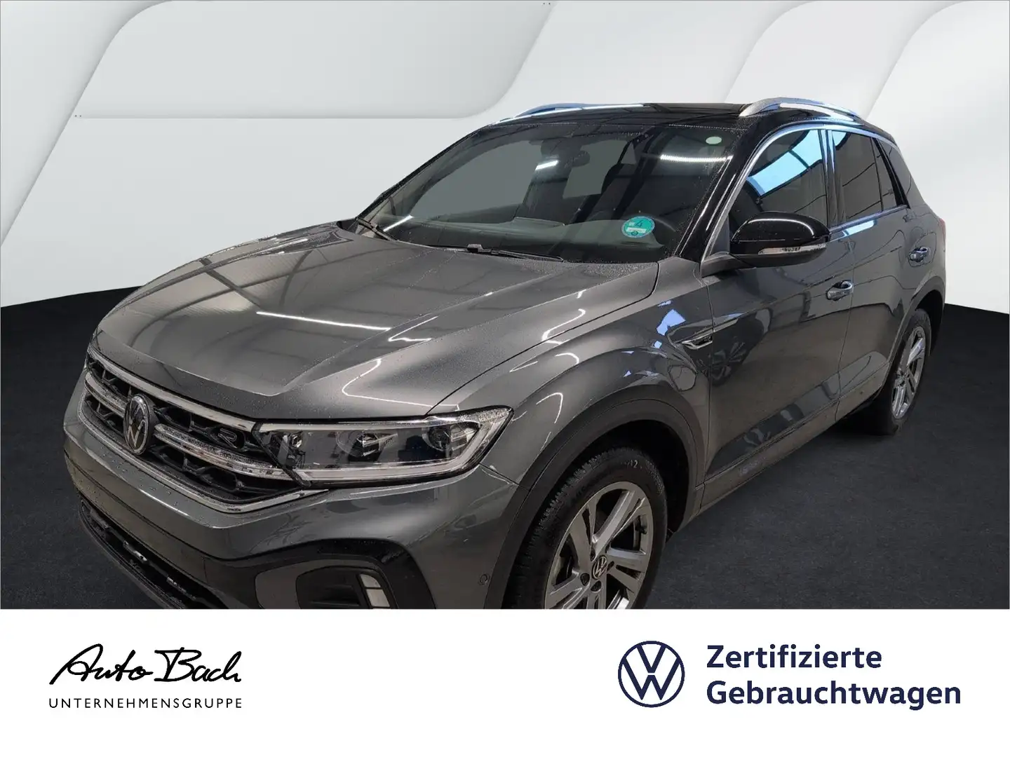 Volkswagen T-Roc T-ROC 1.5 TSI DSG R-Line, AHK, Navi, LED, Rückfa Grau - 1