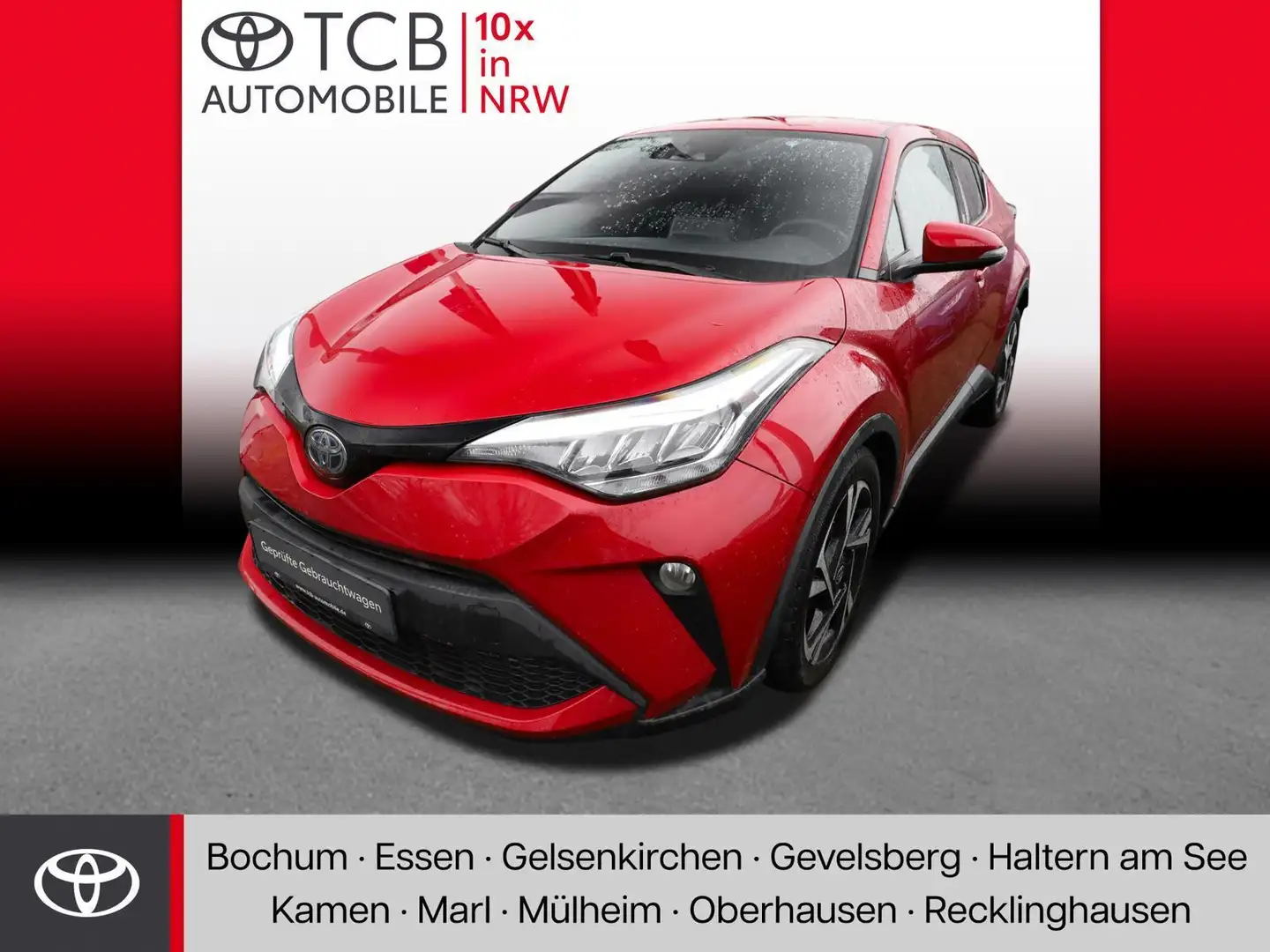 Toyota C-HR 1.8 Hybrid Team D NAVI SHZ PDC KLIMA BT ZV Rouge - 1