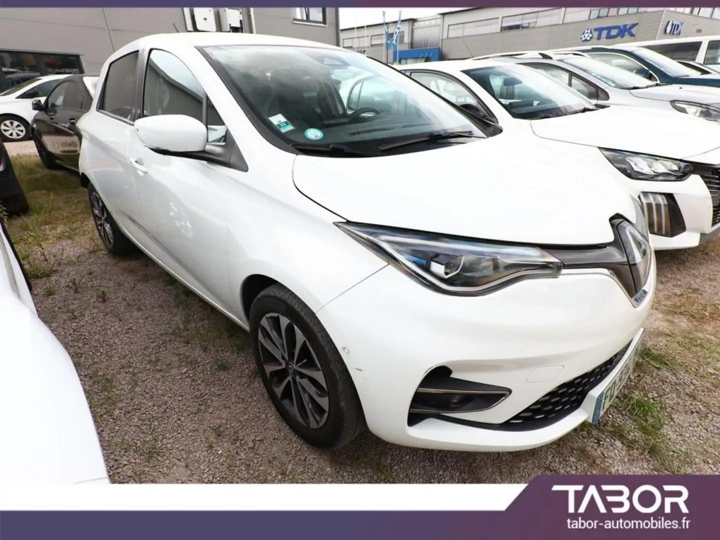 Renault ZOE ZE50 R110 Intens Miet-Bat. LED GPS Blanc - 2