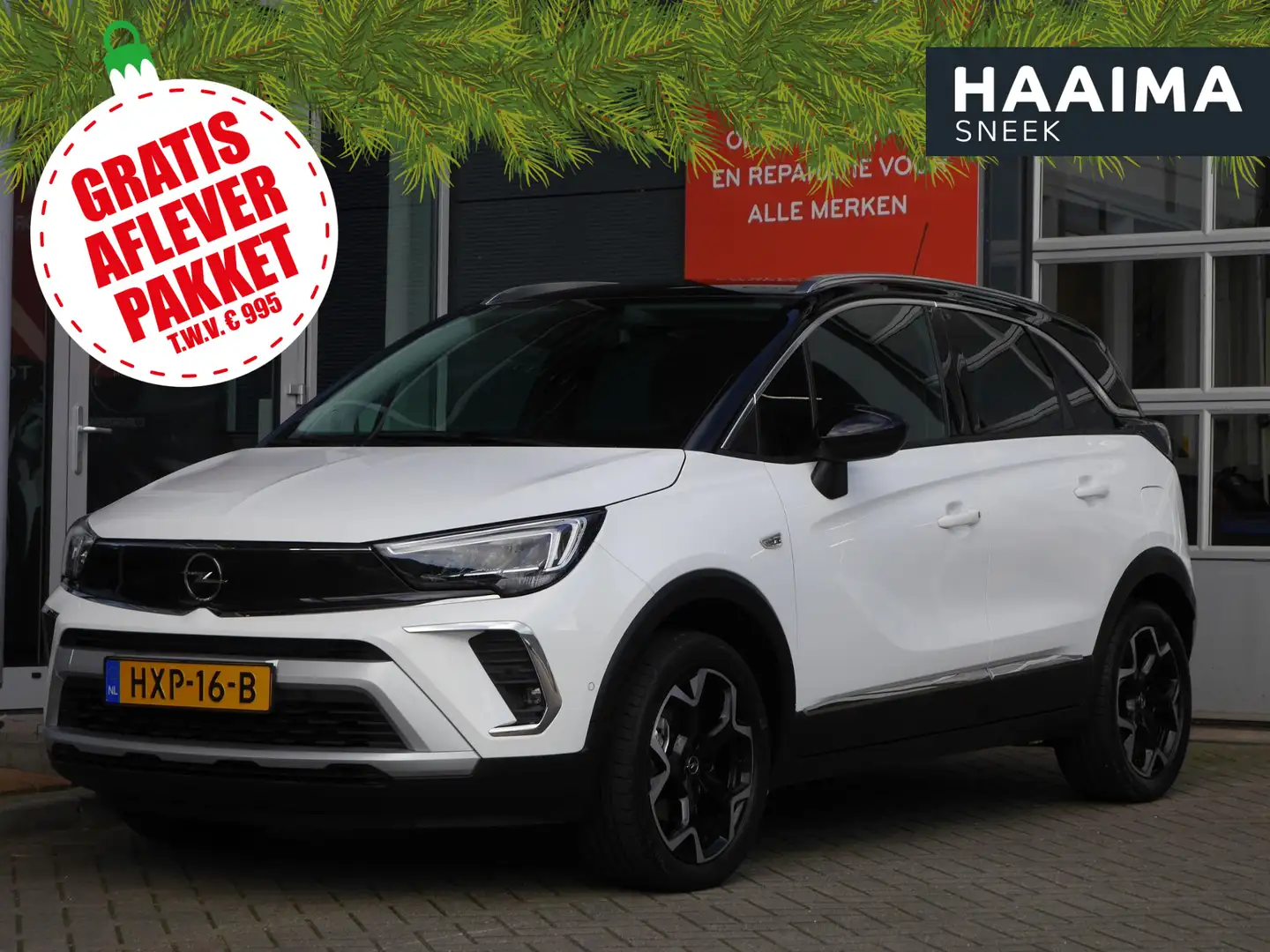 Opel Crossland 1.2 Turbo Ultimate Automaat | Navigatie | Alcantar Blanc - 1