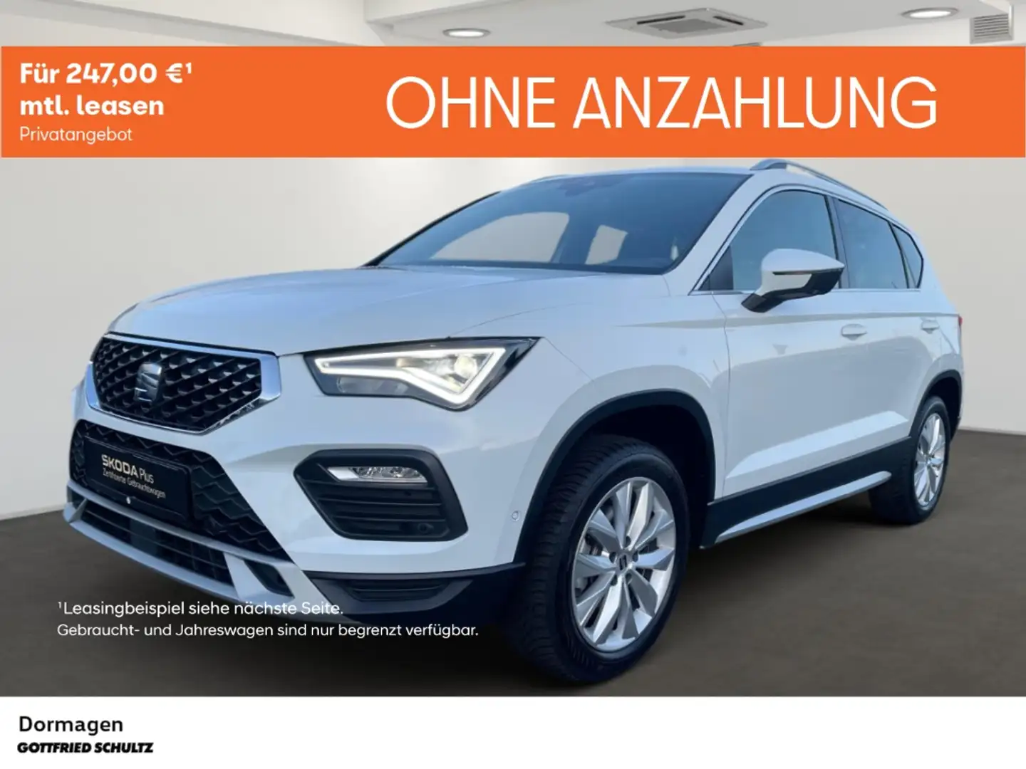 SEAT Ateca 1.5 TSI DSG LED NAVI KAMERA Weiß - 1