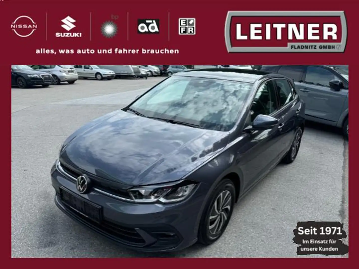 Volkswagen Polo 1,0 TSI Friends Glasdach, Digitales Cockpit Grijs - 1