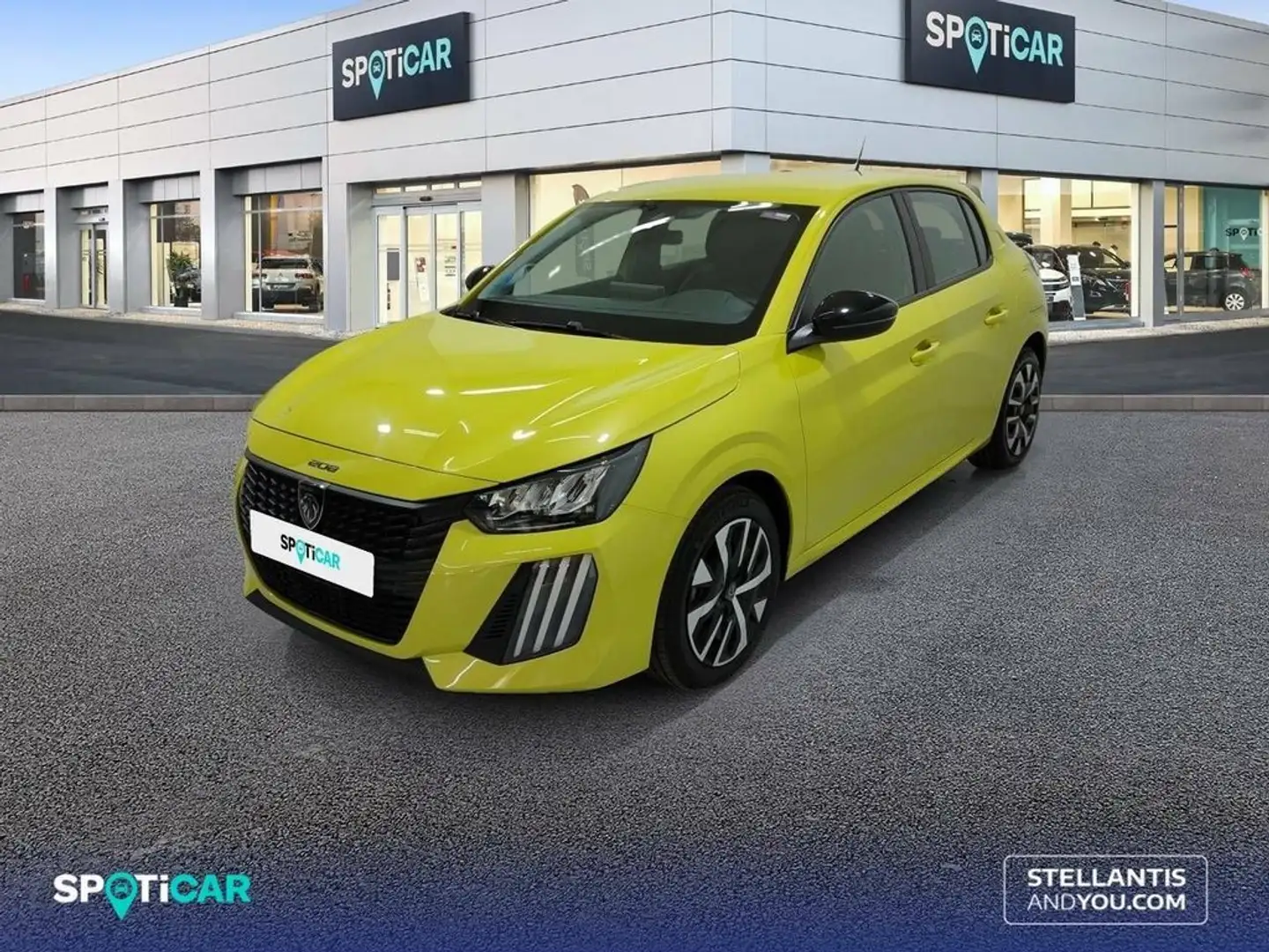 Peugeot 208 1.2 Hybrid Active e-DCS6 100 Giallo - 1