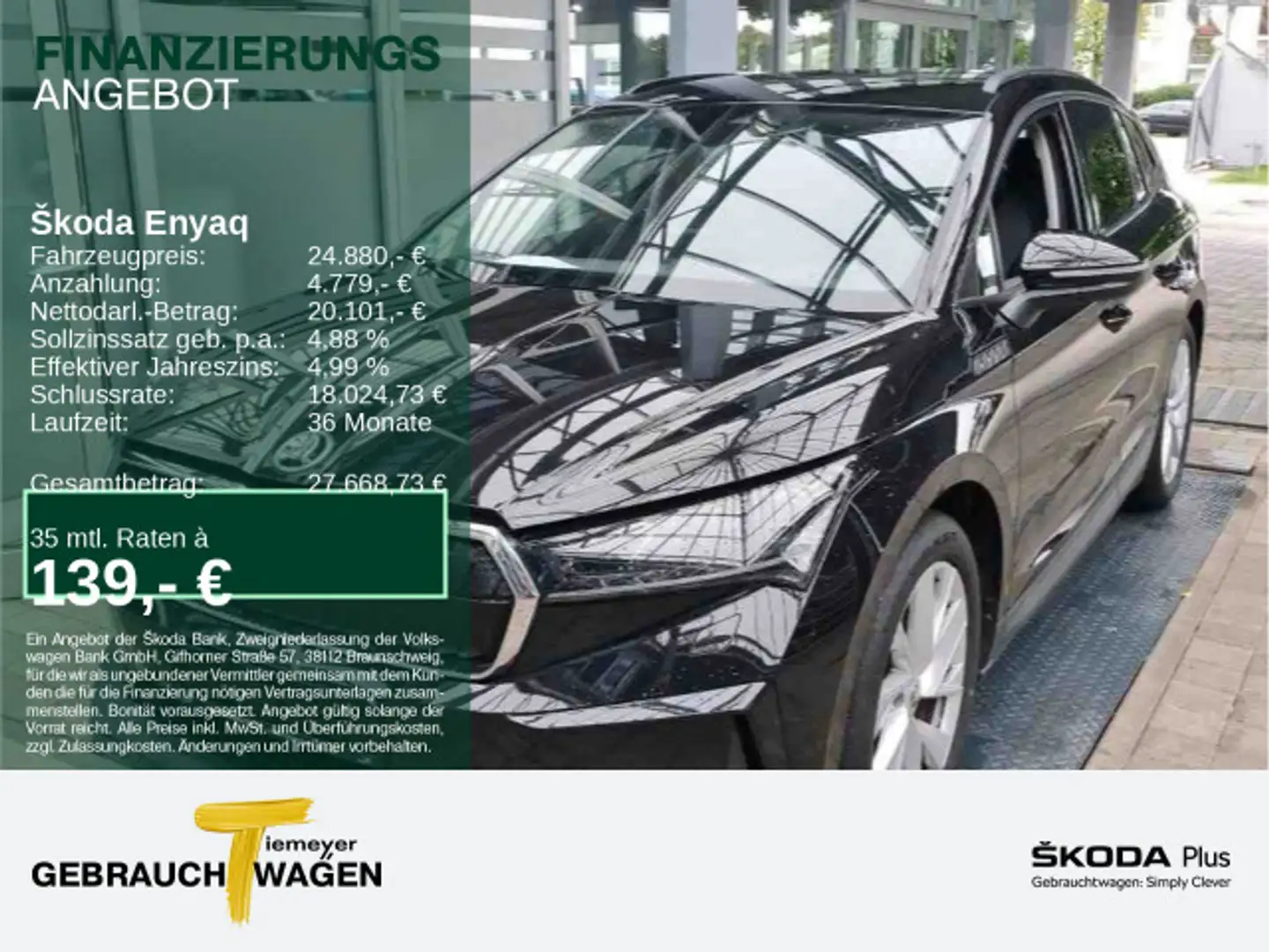 Skoda Enyaq iV 60 LM20 AHK SIDE-ASSIST KAMERA MATRIX Schwarz - 1