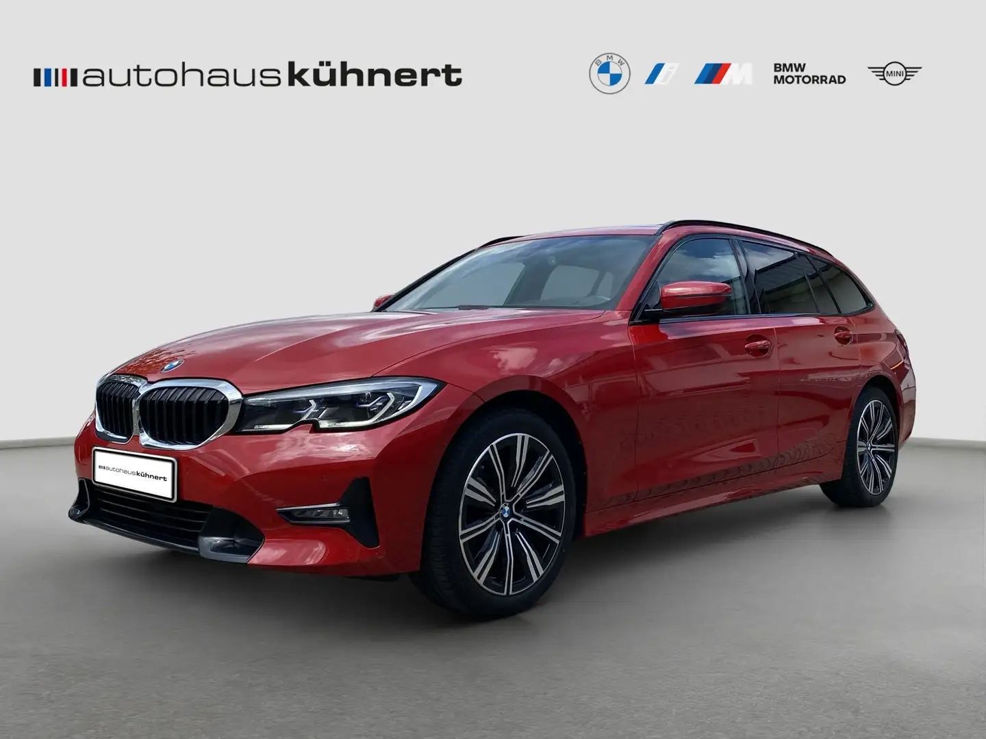 BMW 320 d xDrive Touring Sport Line Laser PanoSD SpurAss A Rosso - 1