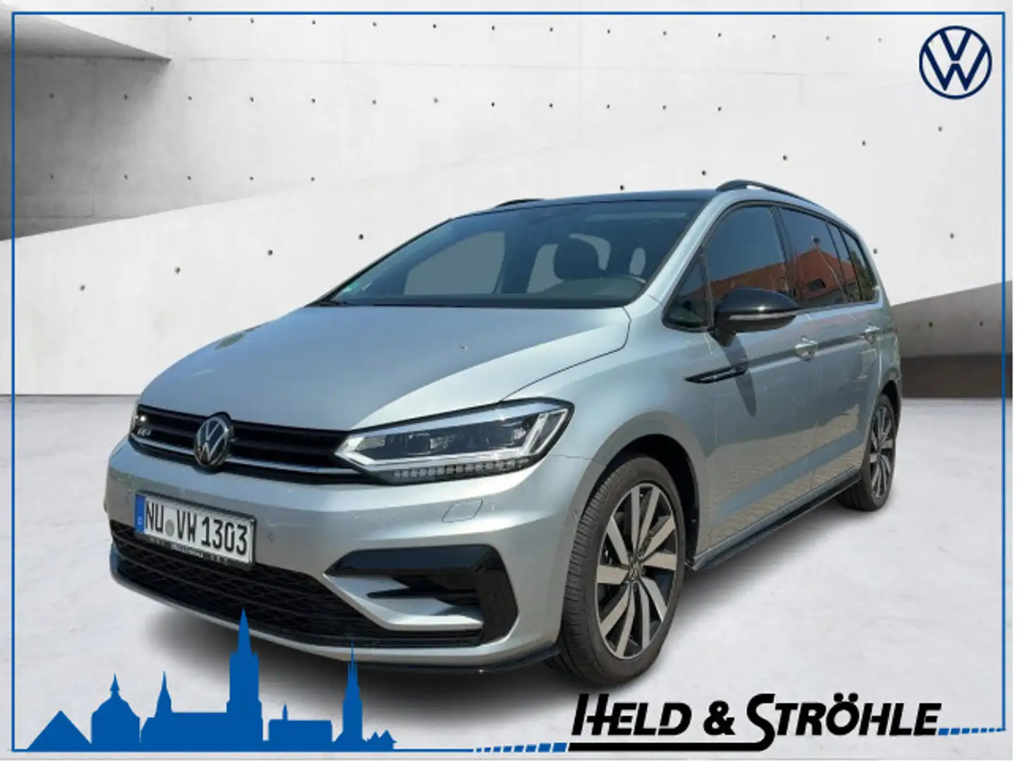 Volkswagen Touran Highline 2.0 TDI DSG R-LINE UVP 67246 EUR Silber - 1