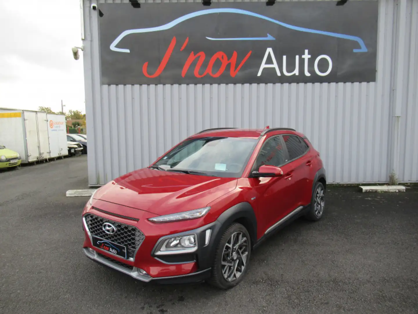 Hyundai KONA 1.6 GDI 141CH HYBRID CREATIVE DCT-6 Rouge - 1