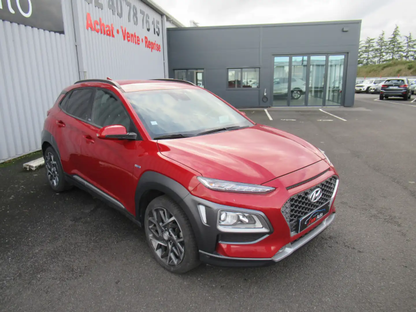 Hyundai KONA 1.6 GDI 141CH HYBRID CREATIVE DCT-6 Rouge - 2
