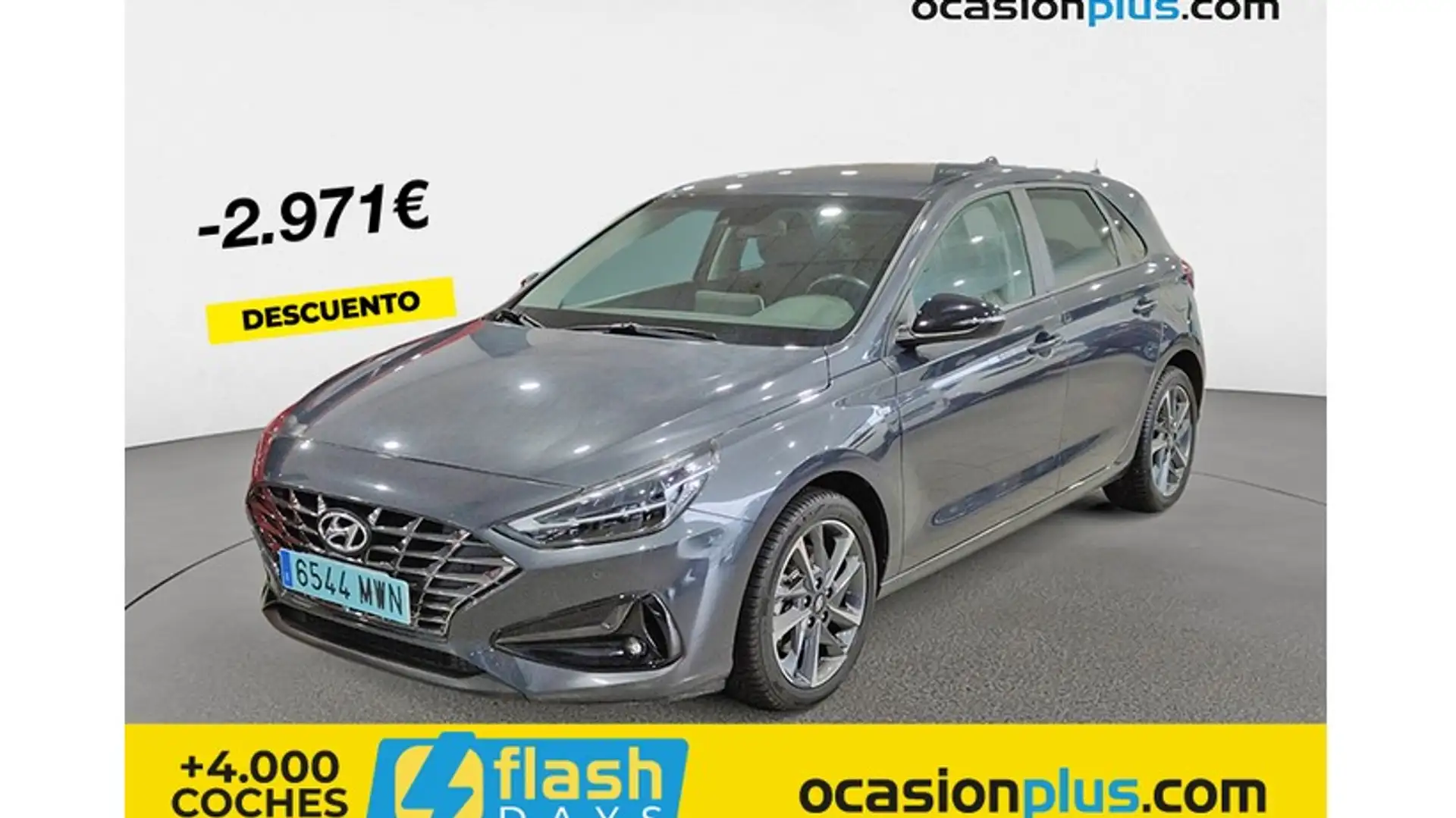Hyundai i30 1.6CRDi Klass 48V 136 Gris - 1