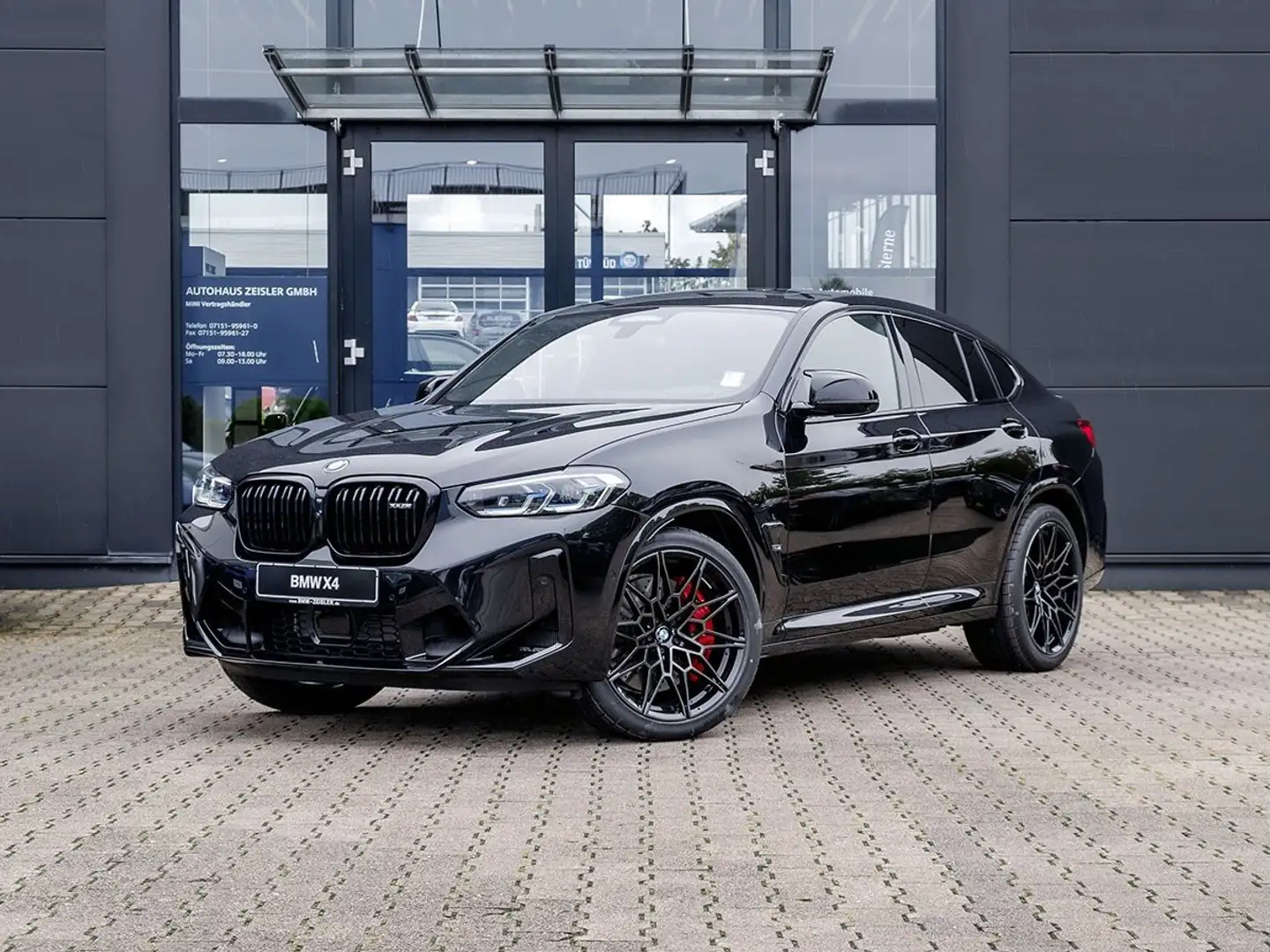 BMW X4 M Competition 21"LM AHK GSD RFK+ Sitzlüftung Negru - 1