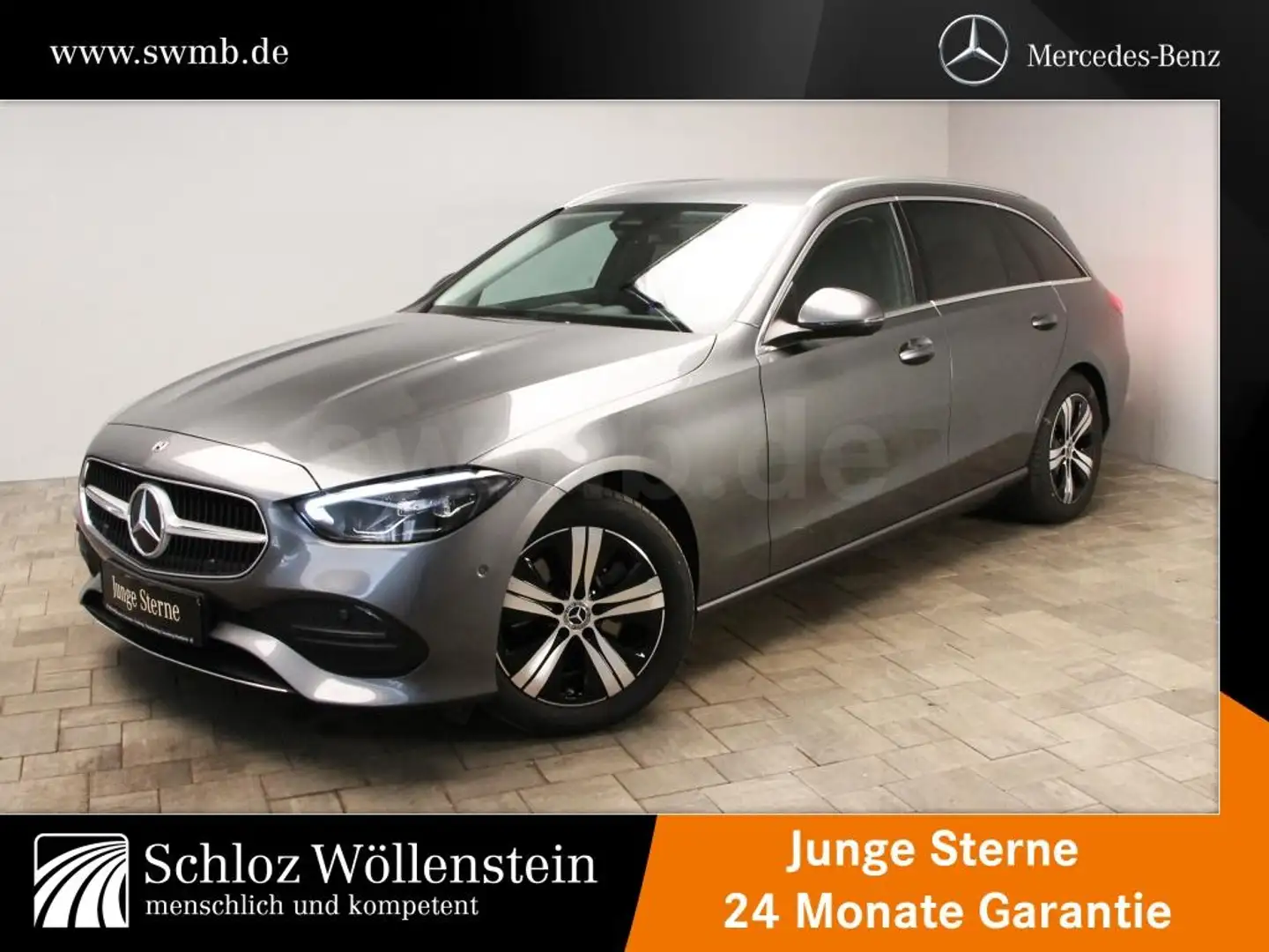 Mercedes-Benz C 220 d 4M T Avantgarde/LED/Sthz/AHK/Memory/RfCam Grau - 1
