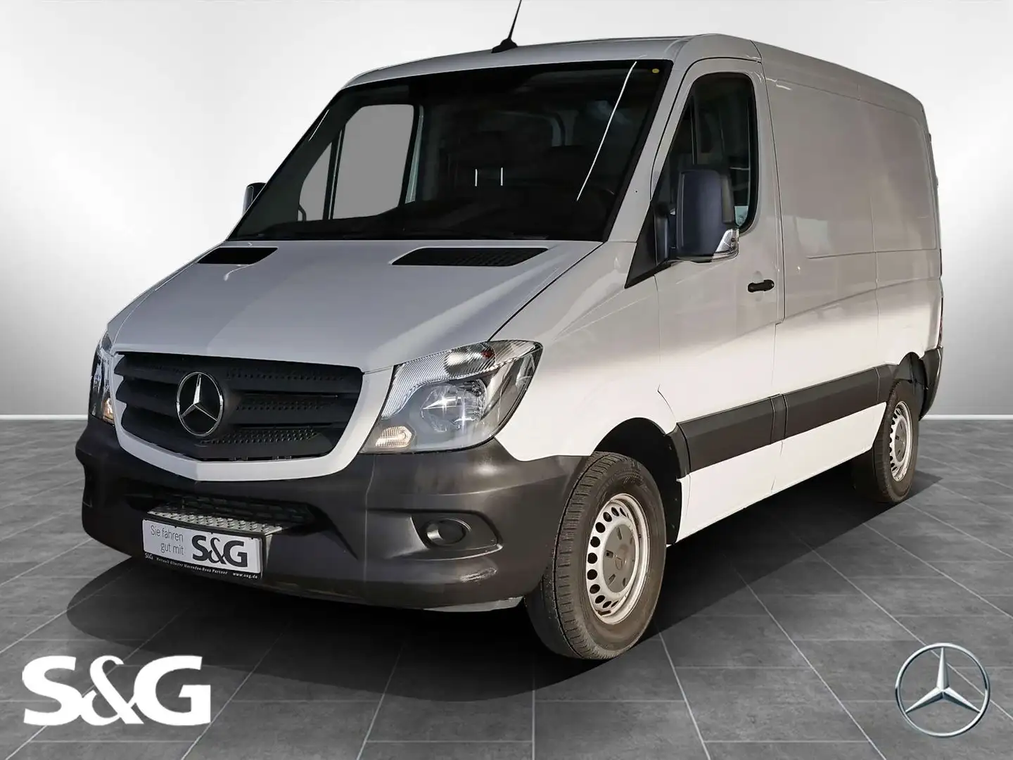 Mercedes-Benz Sprinter 214 Kasten Kompakt Navi 3Sitzer Weiß - 1