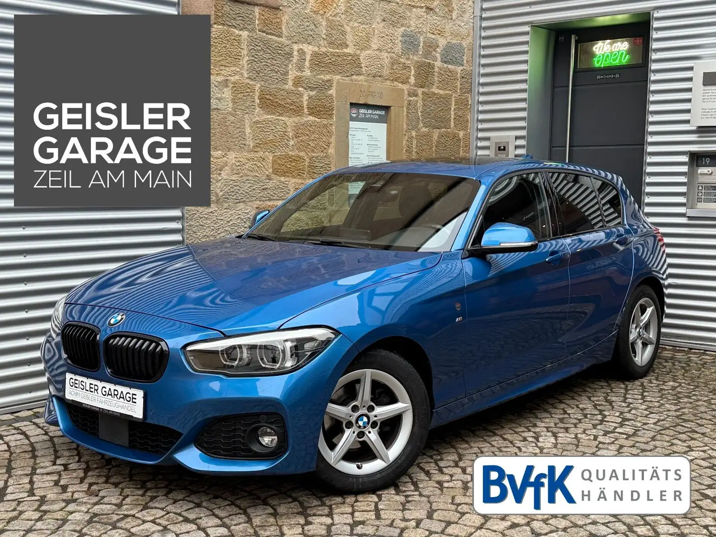 BMW 118 dA Edition M Sport Shadow - Nav KoFoZ App AHK Blau - 1