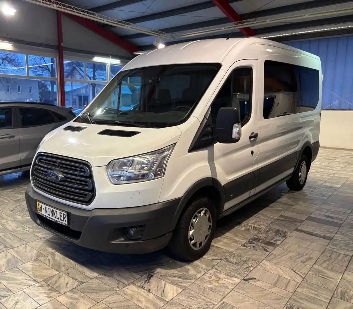 Ford Transit Kombi 310 L2 Trend 9 Sitzer Klima Blanc - 2