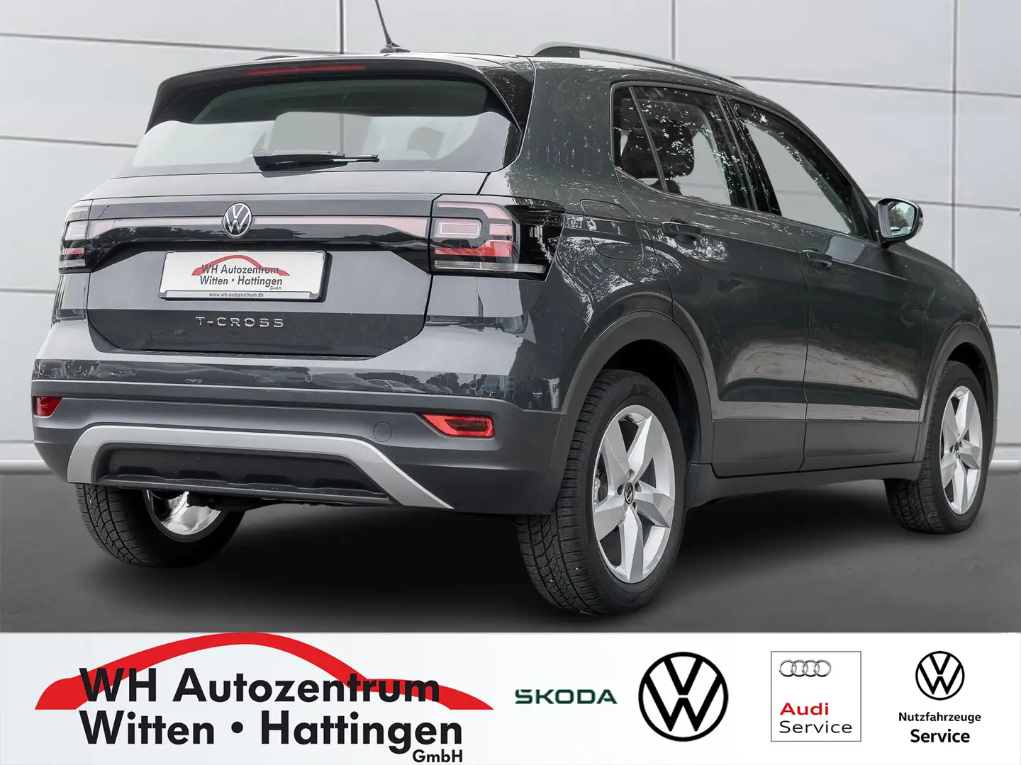 Volkswagen T-Cross 1.0 TSI DSG Style LED CLIMATRONIC GJ-REIFEN PDC... Grau - 2