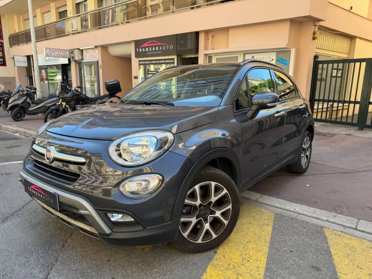 Fiat 500X MY18 1.4l MultiAir 140 Bva Cross Grijs - 1
