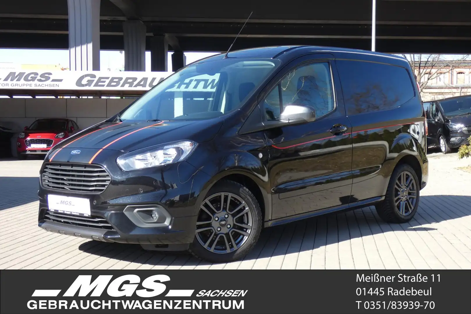 Ford Transit Courier 1.0 "Sport" #NAVI #PDC #KLIMA #ALU Schwarz - 1